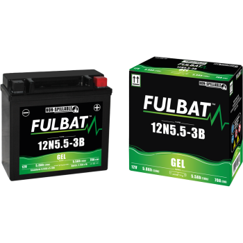 Akumulator Fulbat 12N5.5-3B GEL 12V 5.8Ah 55A P+